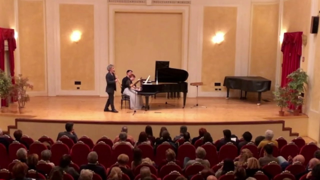 Ensemble Dialoghi Brahms, Sonata n.1 for clarinet and piano (I), on period instruments