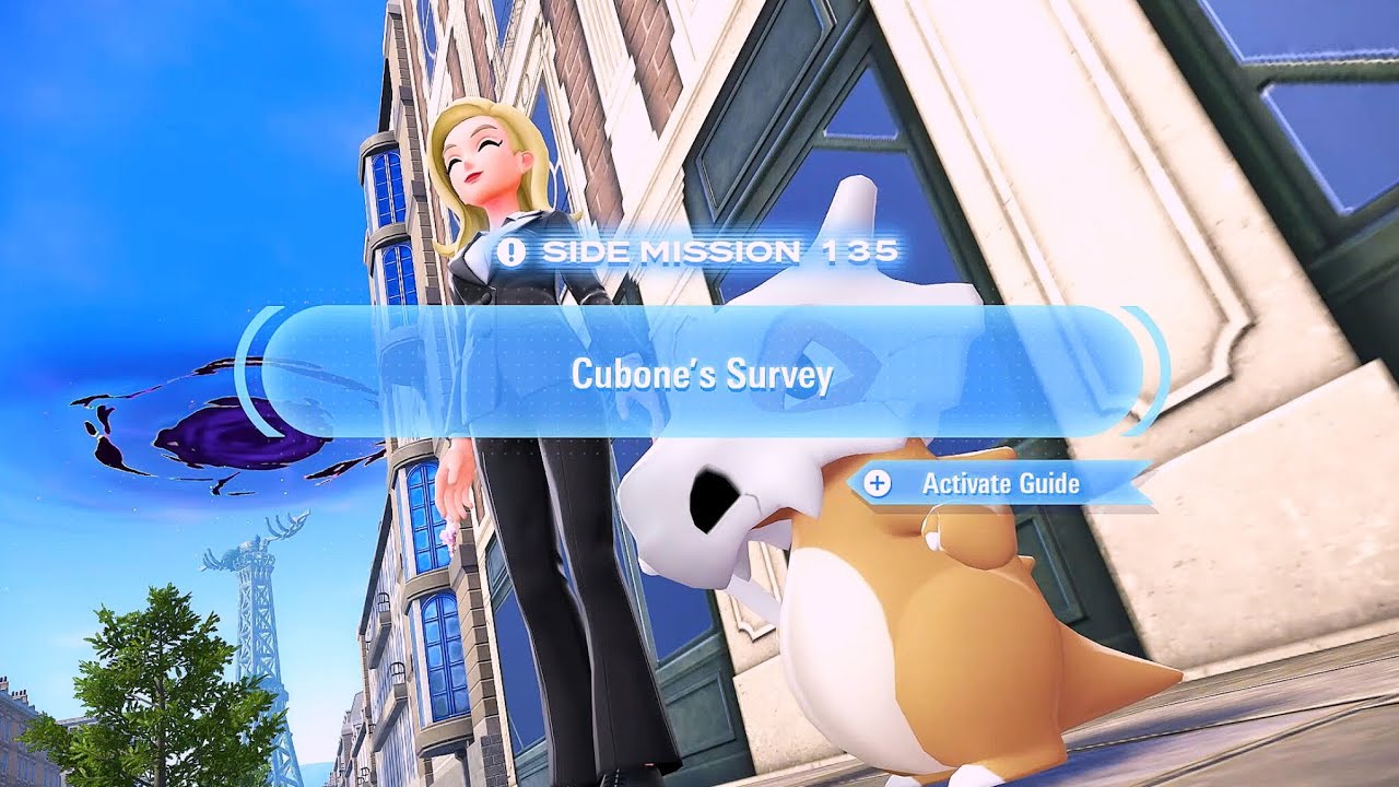 Pokémon Legends: Z-A | Mega Dimension | Side Mission 135 Cubone's Survey