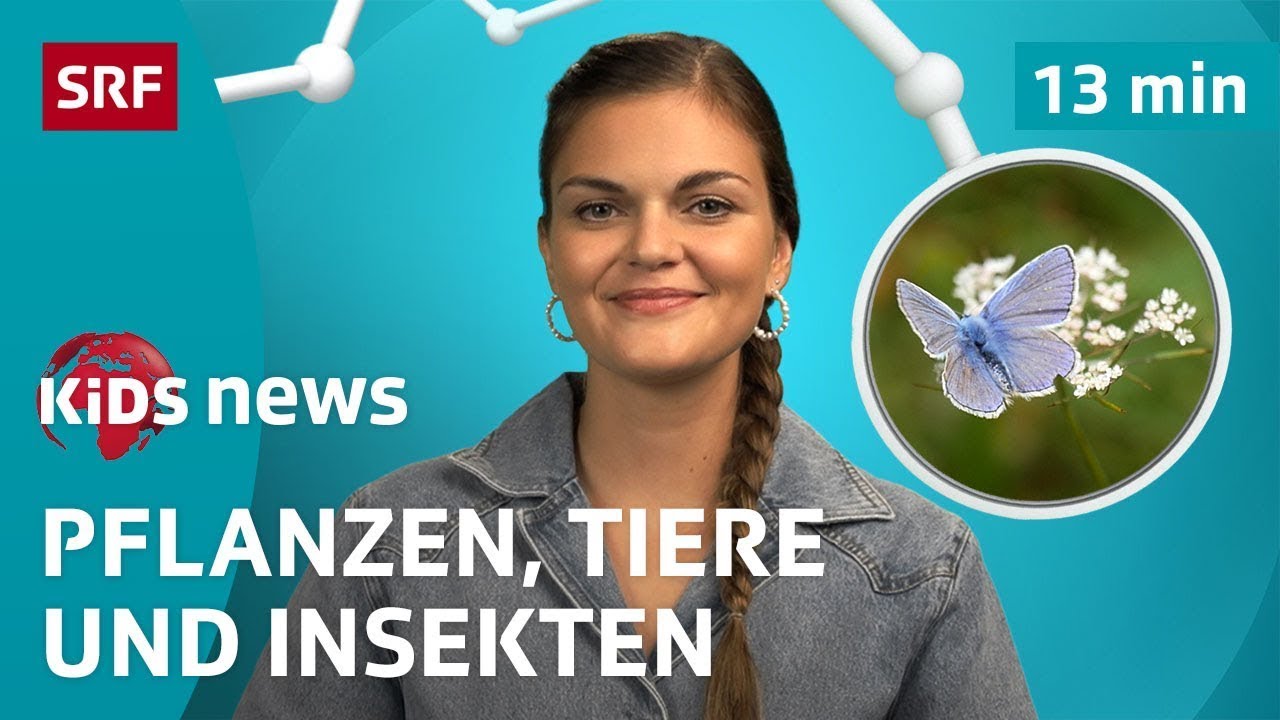 SRF Kids News: Biodiversit&auml;t &ndash; Einblick in die Schweizer Natur | Kindervideos