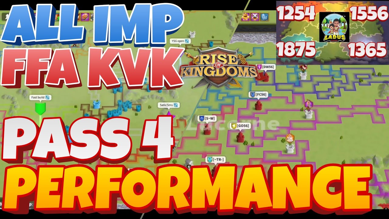 12 Hours into Pass 4 Opening, KvK Performance Update; RoK SoC FFA All Imperium KvK