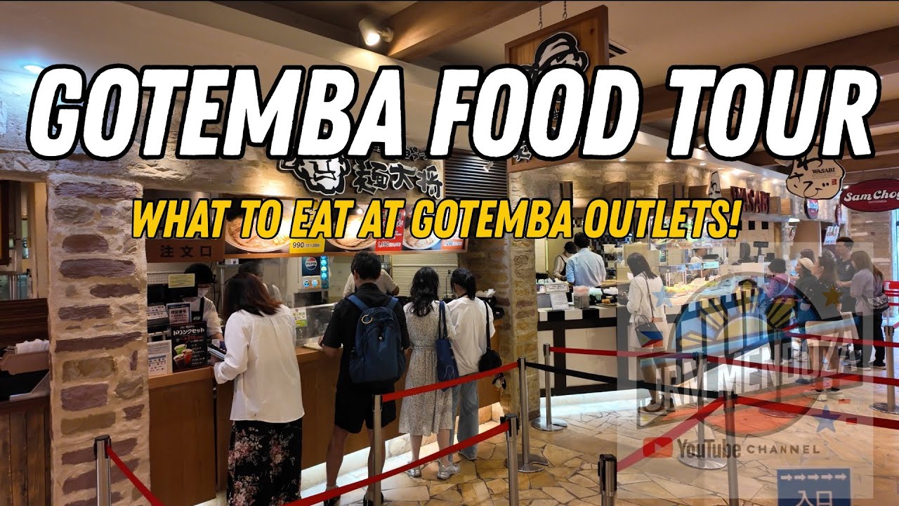 [4K] FOOD COURT TOUR GOTEMBA PREMIUM OUTLETS | What to Eat at Gotemba Food Bazaar