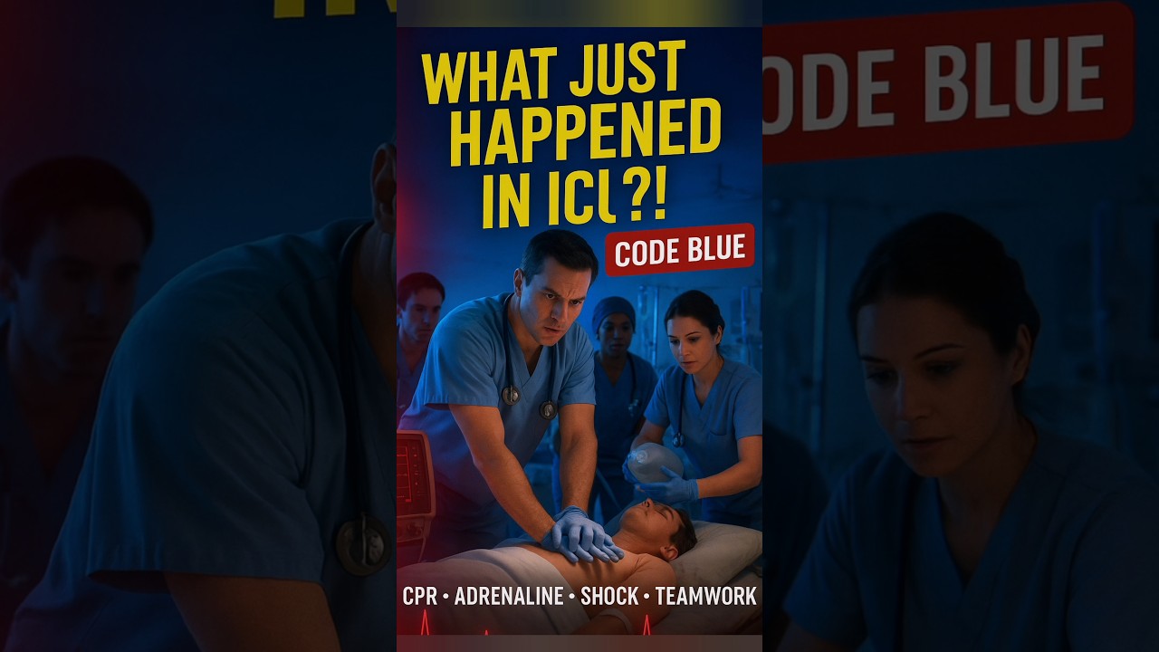 What Happens During a Code Blue in the ICU? #codeblue #cardiacarrest #cpr