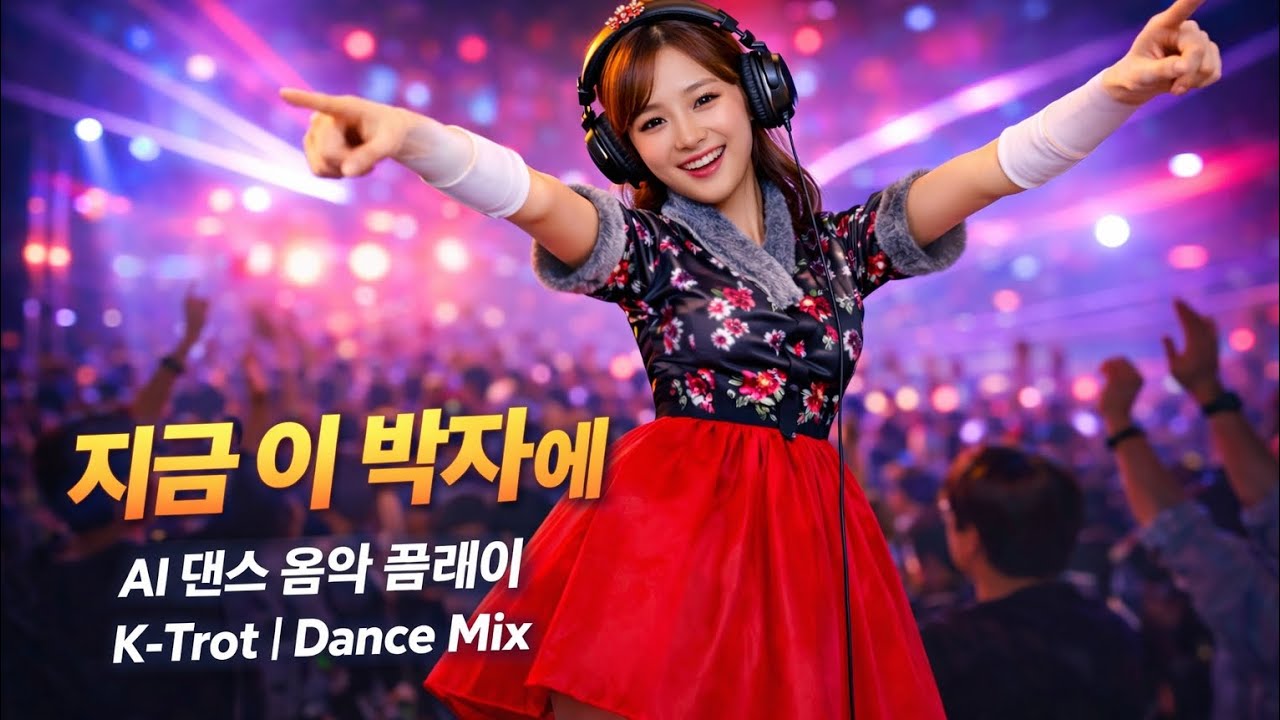 지금 이 박자에 🔥 듣자마자 몸이 반응하는 K-Trot Dance Mix | AI 감성 음악 플레이