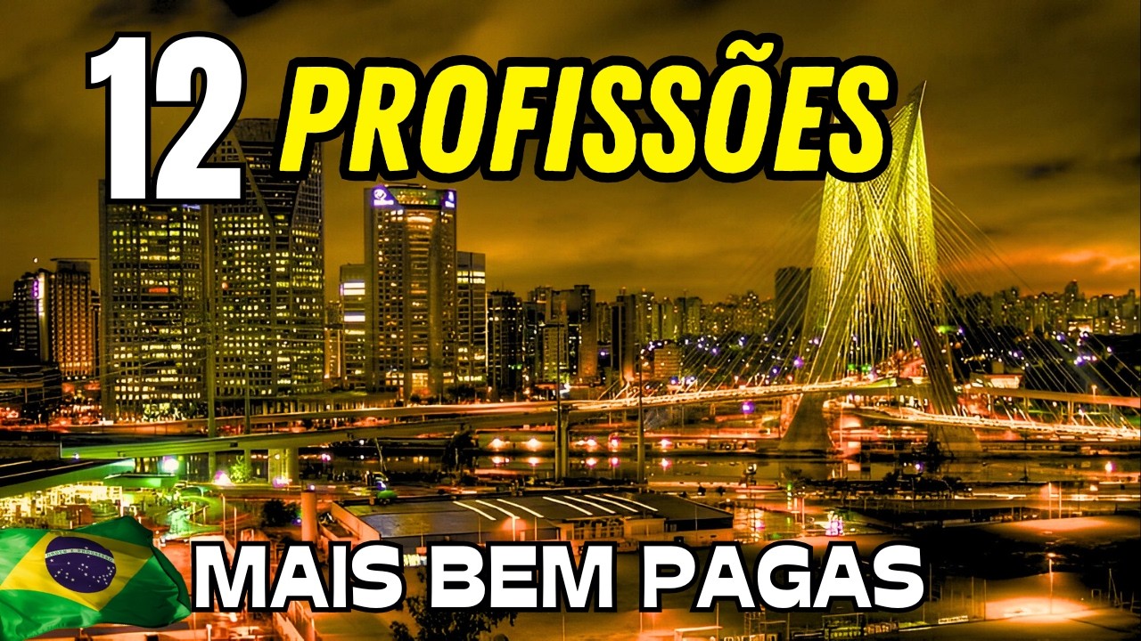12 PROFISS&Otilde;ES Mais Bem Pagas no Brasil  2025 / 2026  🇧🇷