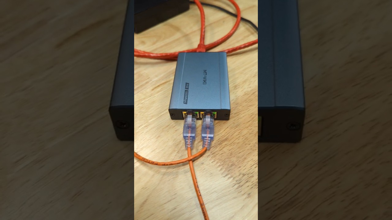 Ethernet splitter with POE Passthrough
