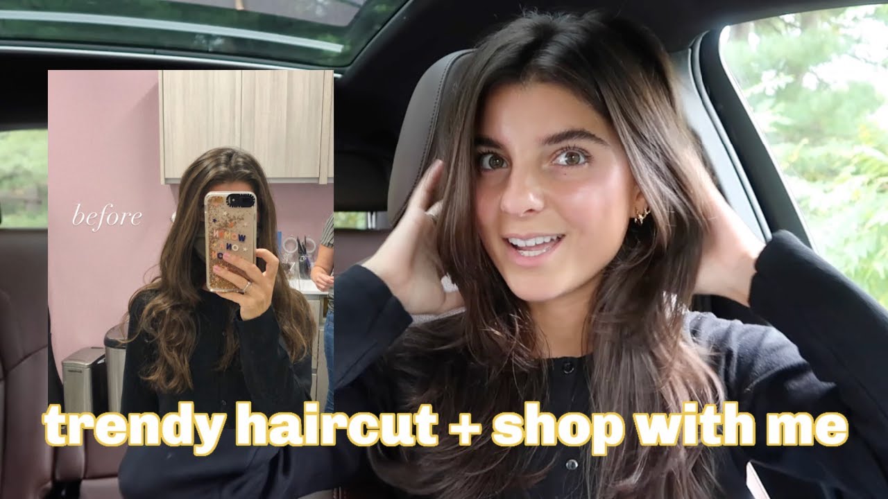 I got curtain bangs!! + fall shopping & mini haul