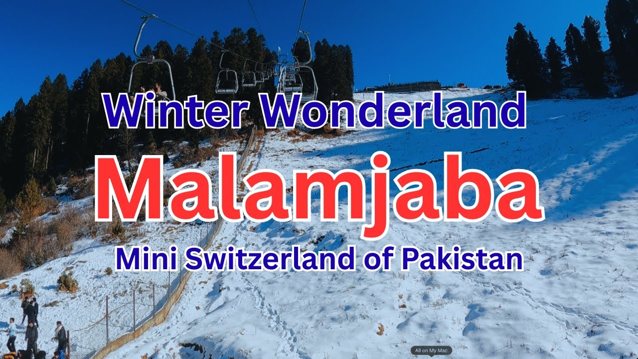 Journey from Lahore to Malam Jabba | Snow & Mountains | Swat Travel Vlog🚗🏔️