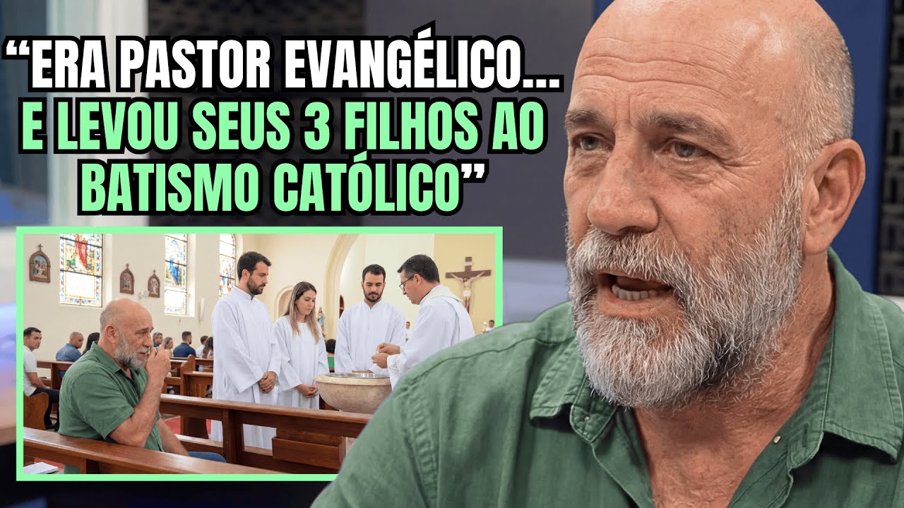 Pastor EVANGÉLICO batiza seus 3 filhos como católicos… após 25 anos de ministério