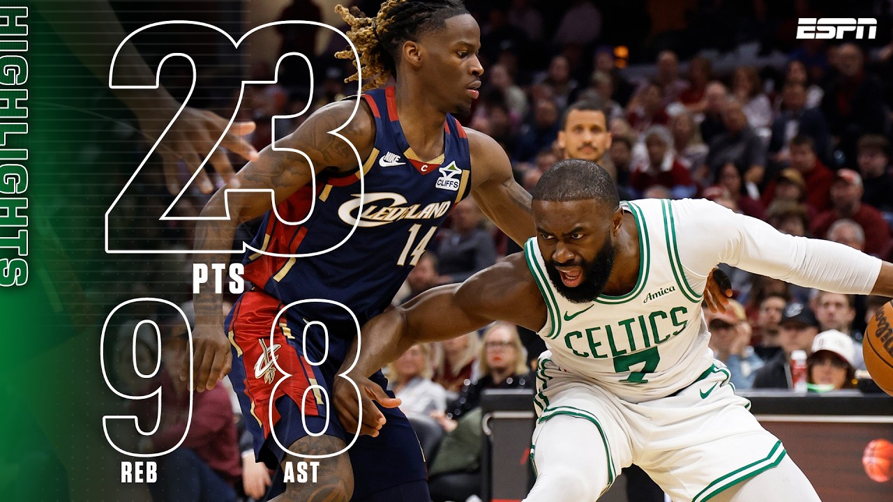 Jaylen Brown SHOWED OFF against the Cavaliers 🔥 | NBA on ESPN