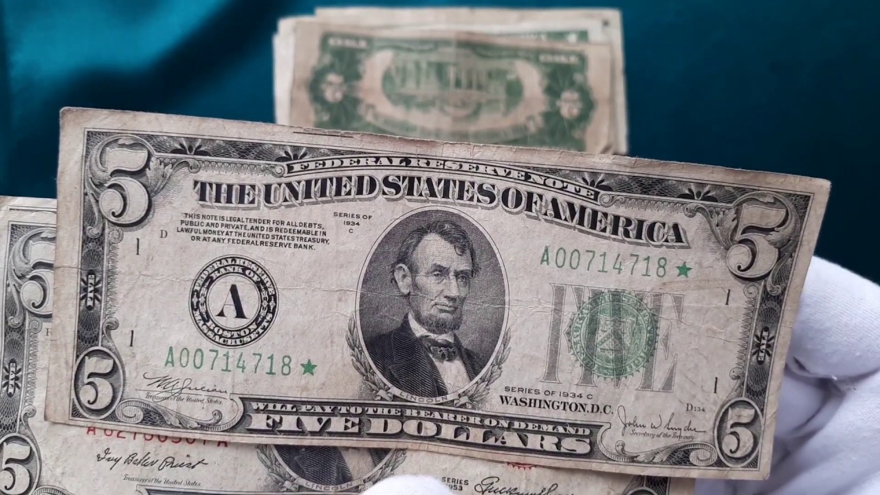 12-я посылка. Доллары США 1928-1957.