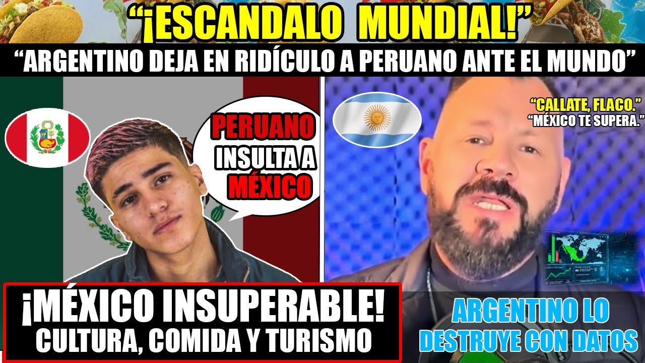ARGENTINO EXPONE Y HUMILLA A PERUANO QUE MENOSPRECIÓ A MÉXICO Y QUEDA TOTALMENTE EN RIDÍCULO