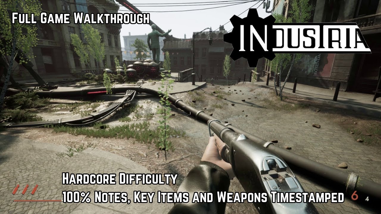 INDUSTRIA Full Game Longplay Walkthrough on Hardcore Difficulty | All Notes & Key Items Timestamped!