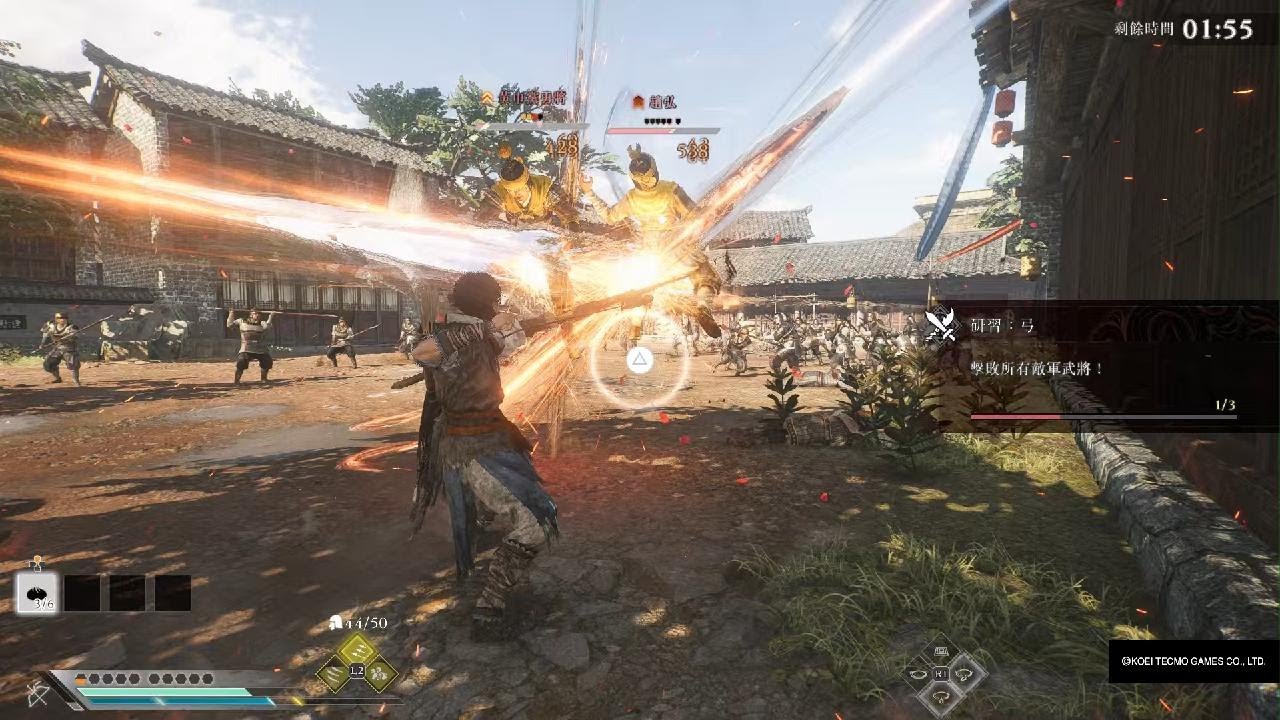 真・三國無雙 起源_練武場研習武器:弓