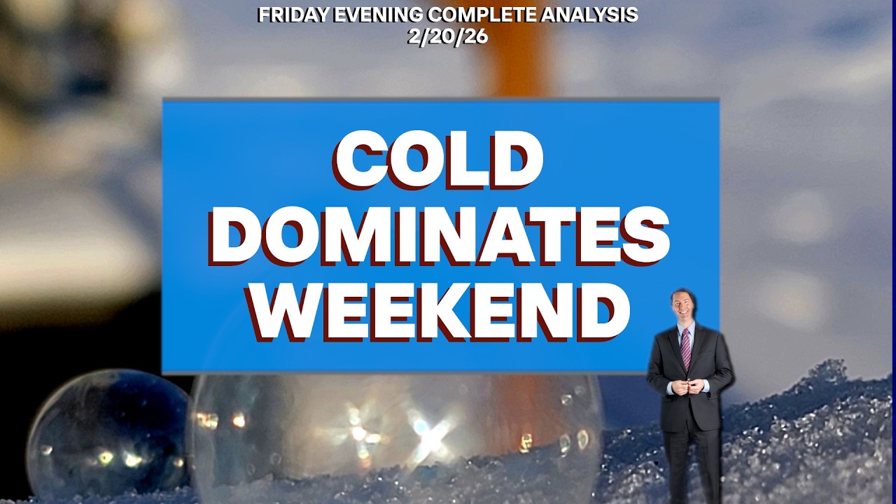 FRIGID AIR WILL BE THE DOMINATOR THIS WEEKEND - HOW FAR TO FIND ABOVE FREEAZING