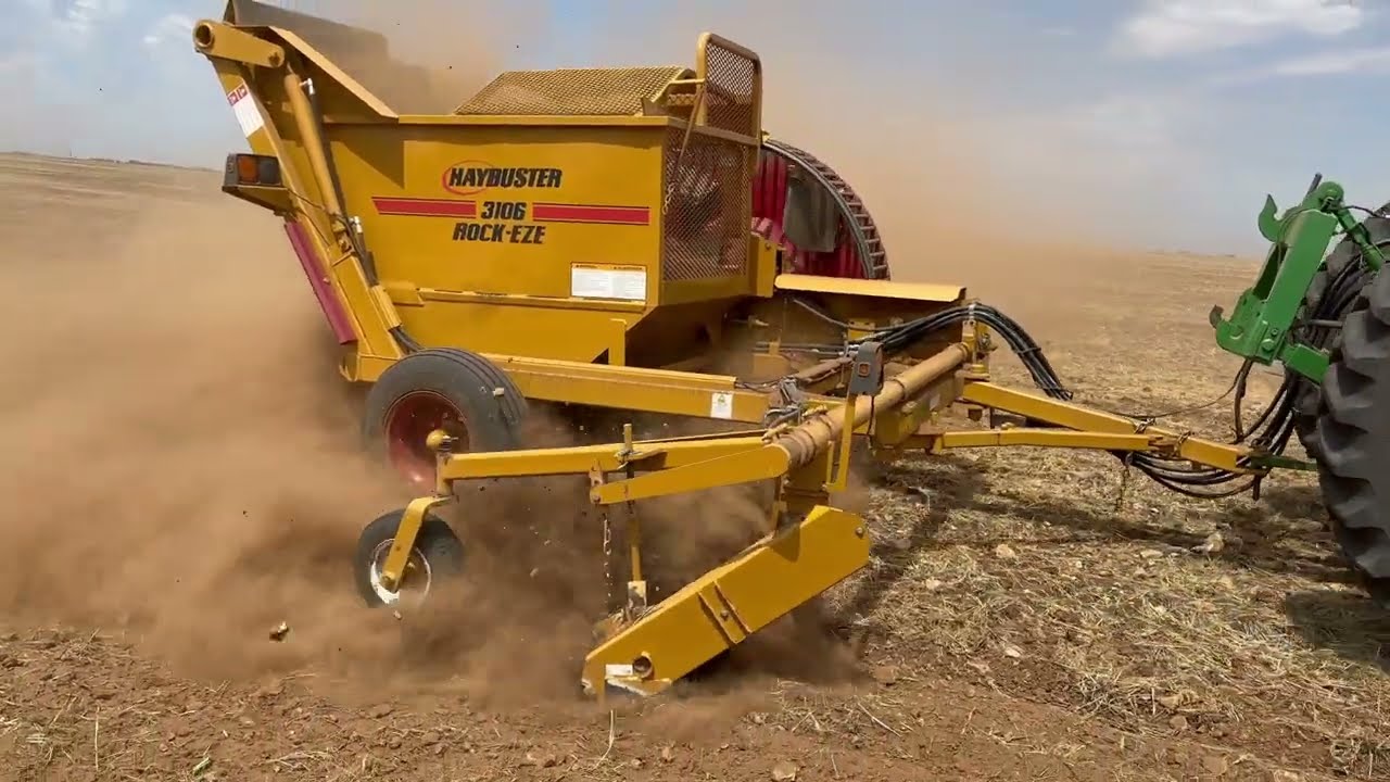 Rock Picking - Haybuster 3106
