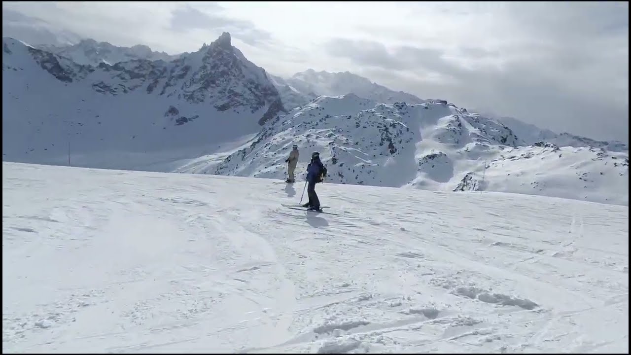 Courchevel. Black slope 