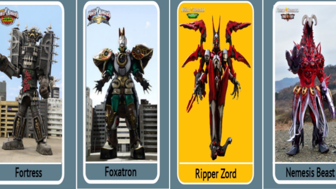 Power Rangers Evil 😈 Zords/Megazords Part-2 | Power Rangers ⚡ ||