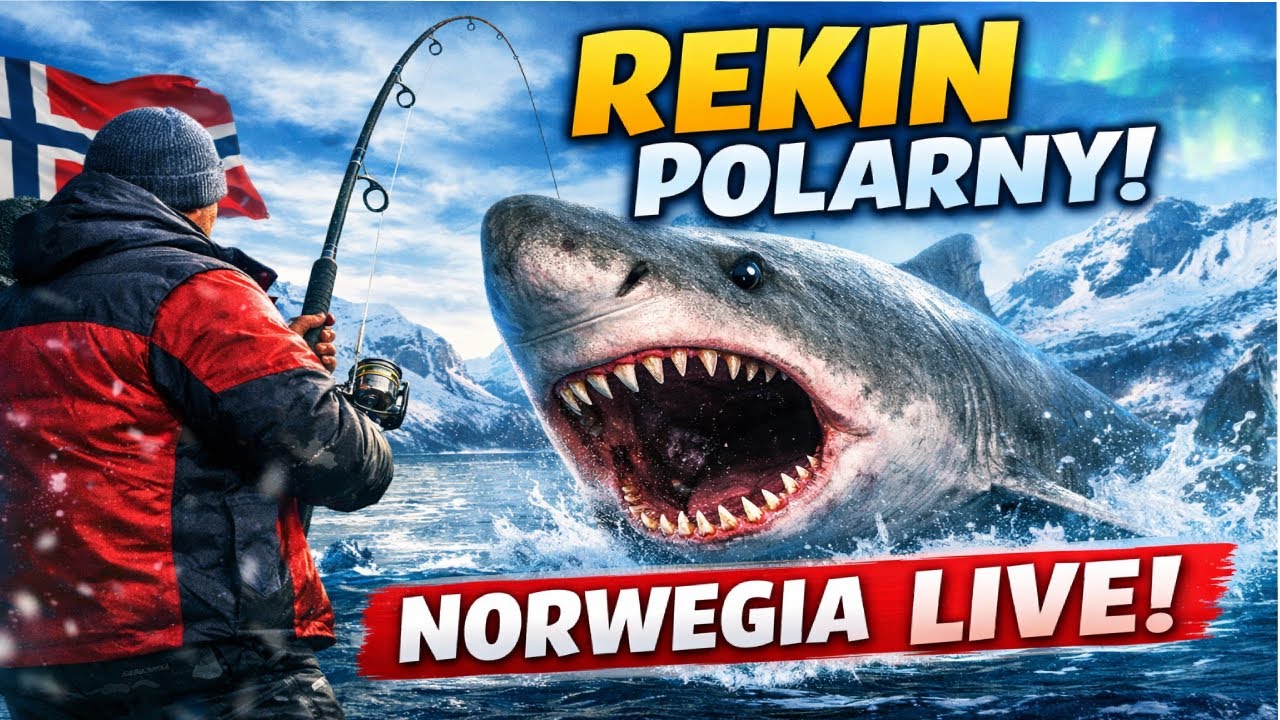 Największa Ryba Norwegii! 🦈 Rekin Polarny | Fishing Planet LIVE