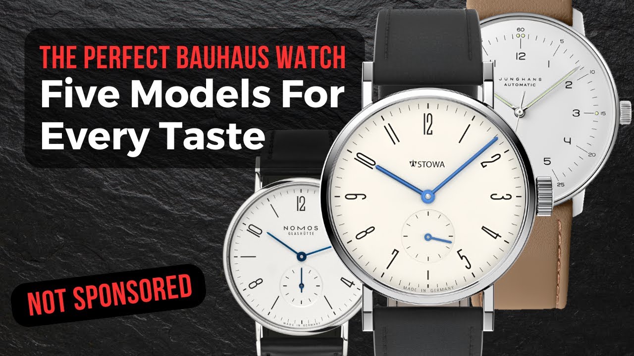 Top 5 Bauhaus-Inspired Wrist Watches for 2025 | Minimalist Timepieces with Timeless Design
