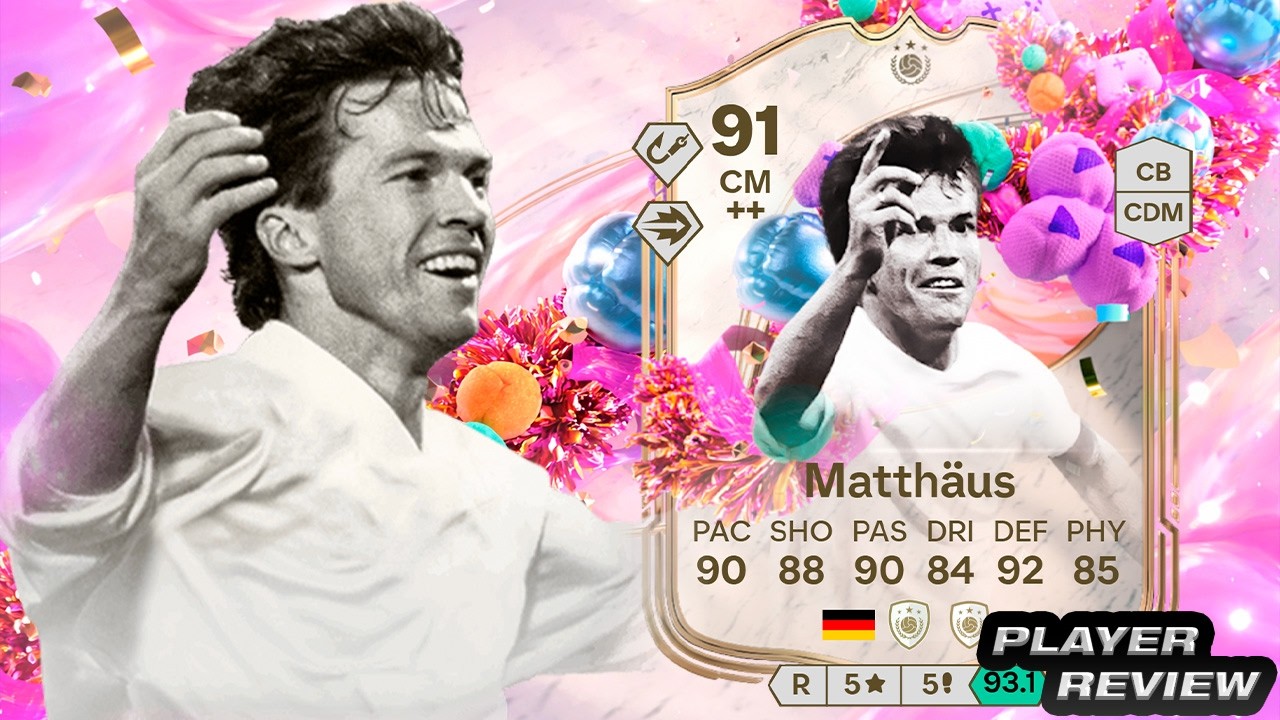 &iexcl;NO TIENE SENTIDO LO BUENO QUE ES! 😍 91 MATTH&Auml;US FUT Birthday ICON SBC EA FC 26 REVIEW