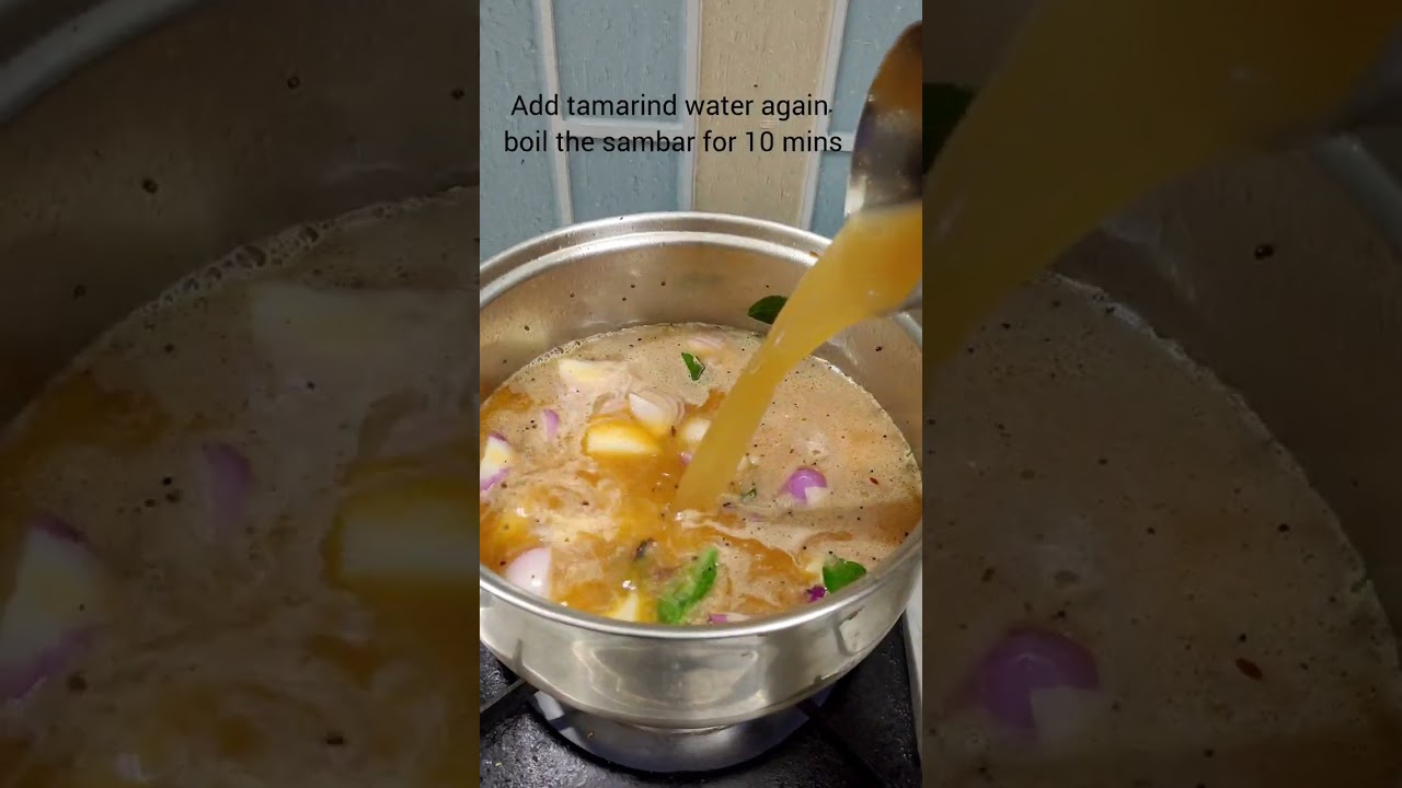 Vidya Makes potato & onion  sambar