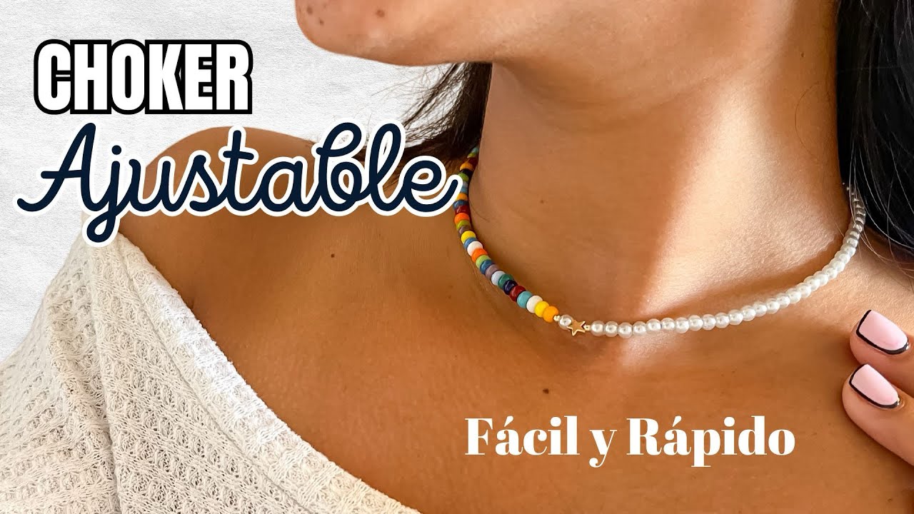 CHOKER AJUSTABLE FACIL Y R&Aacute;PIDO