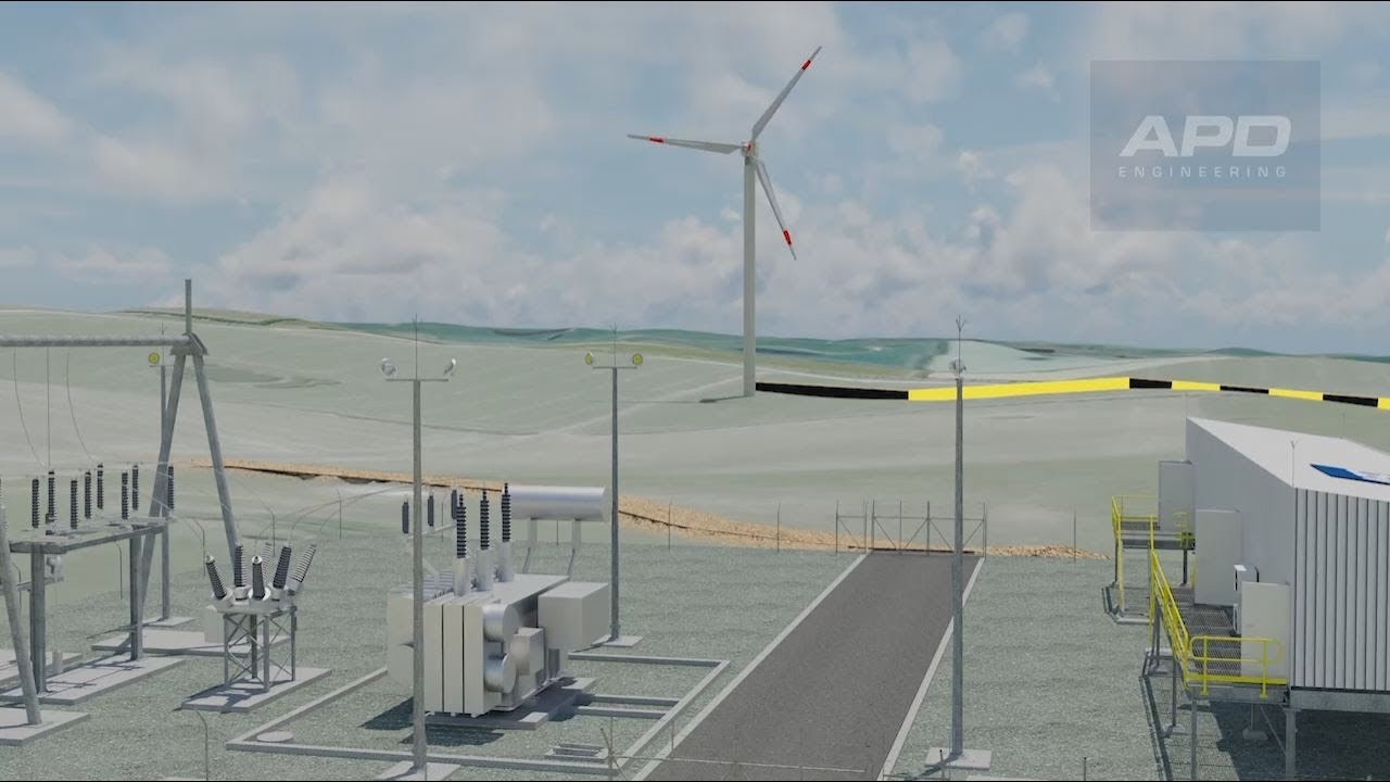 Wind farm Victoria Australia 3D Model
