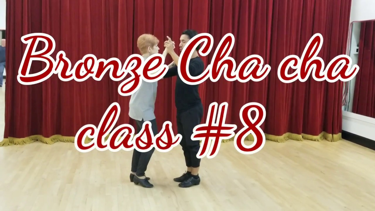 Bronze American Rhythm Cha cha class #8: Back spot turn/ Natural top