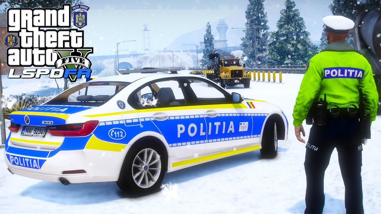 LA VANATOARE DE SOFERI PE AUTOSTRADA - GTA 5 - POLITIA AUTOSTRAZI - LSPDFR