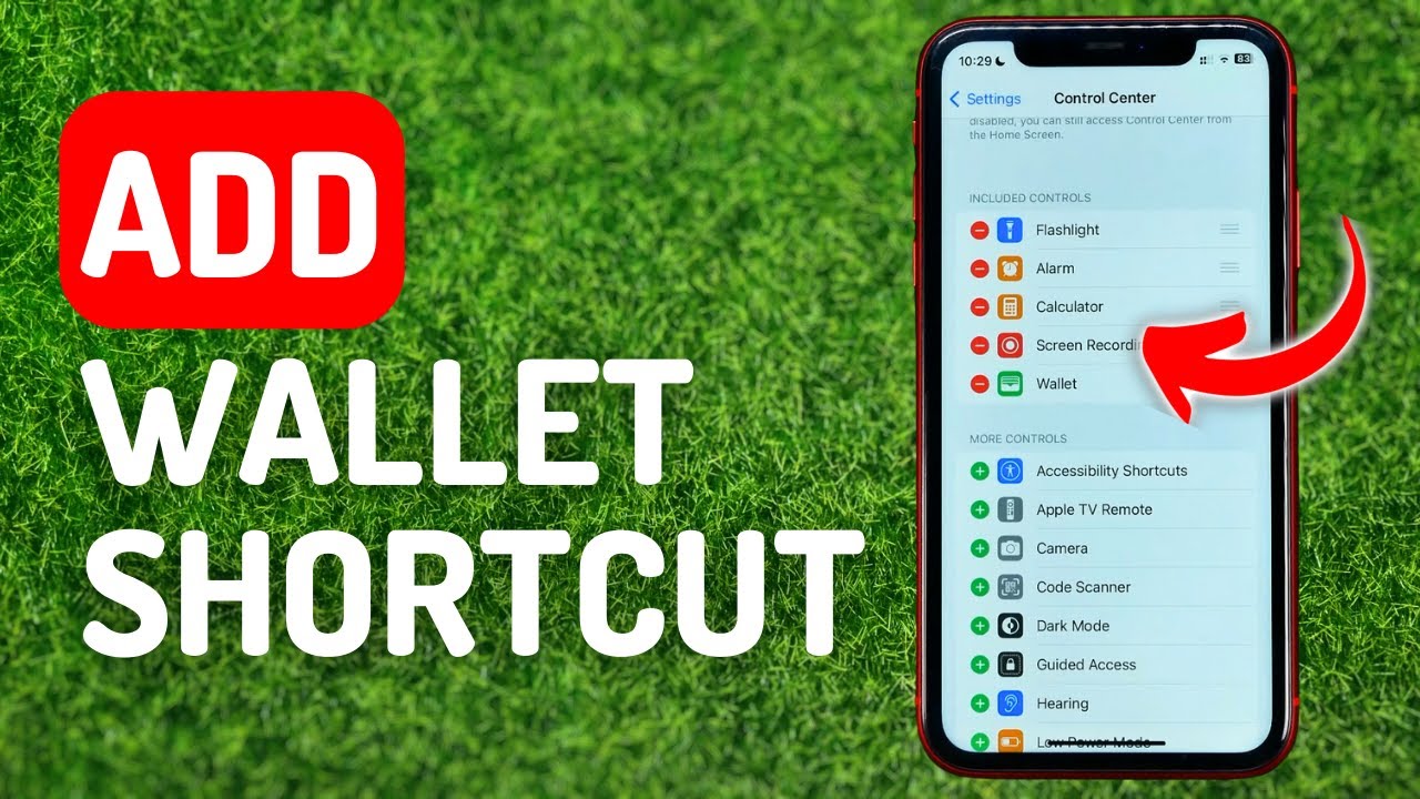 How to Add Wallet Shortcut to iPhone Control Center