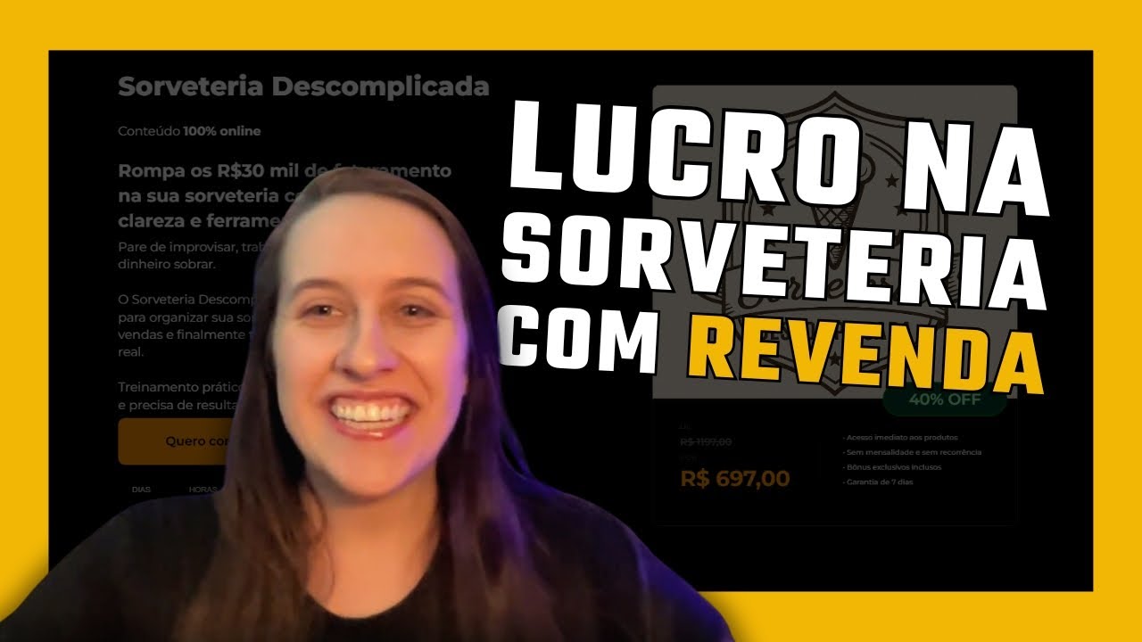 Dá pra ter LUCRO na sorveteria sendo REVENDEDOR?