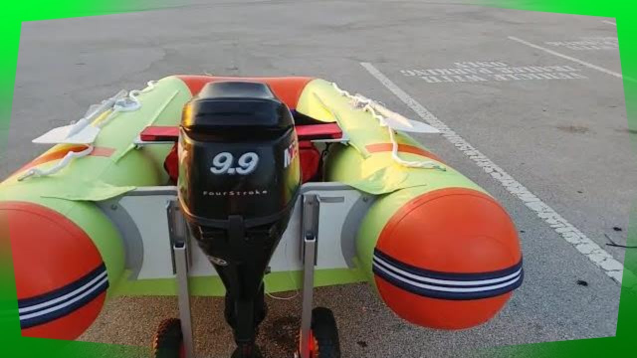 Mercury 9.9hp Speed Test with Saturn BB290