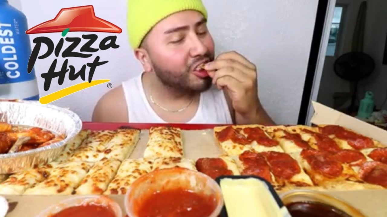 Pizza Hut BIG BOX MUKBANG