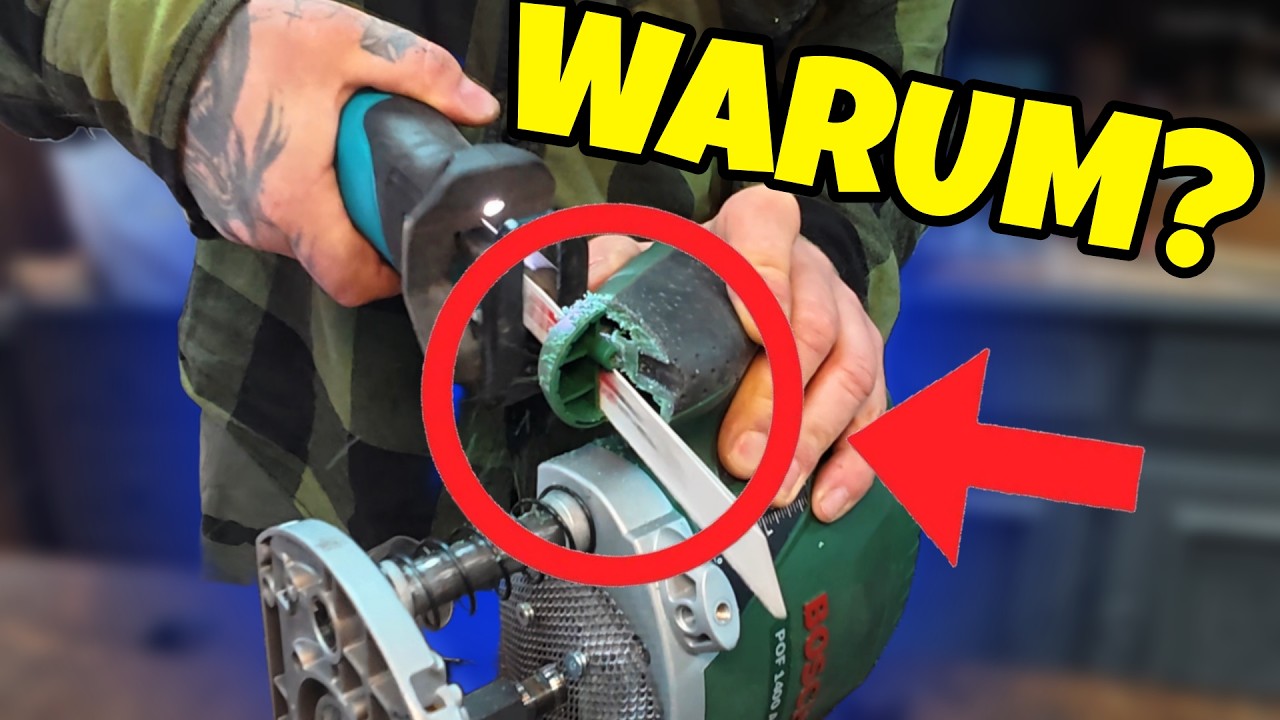 RADIKAL LÖSUNG! Kann DAS WIRKLICH funktionieren?! Frästisch Projekt.