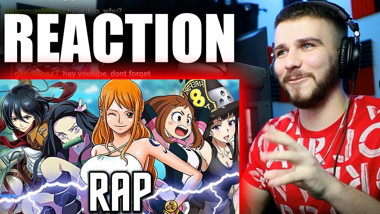 REACTION LADIES OF ANIME CYPHER | HalaCG ft. Chi-Chi, Ironmouse, Cami-Cat & More