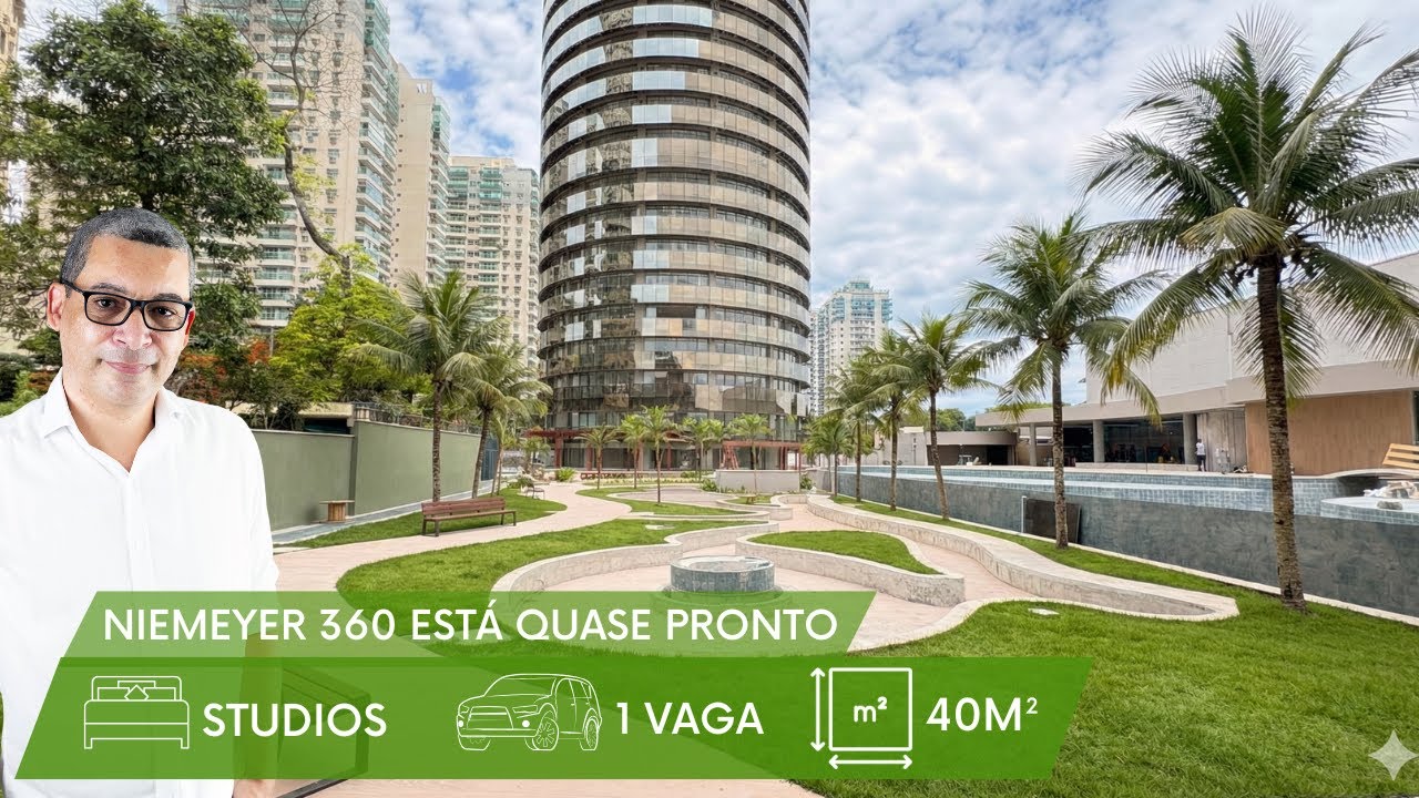 Niemeyer 360 | Studios para morar ou investir na Barra da Tijuca