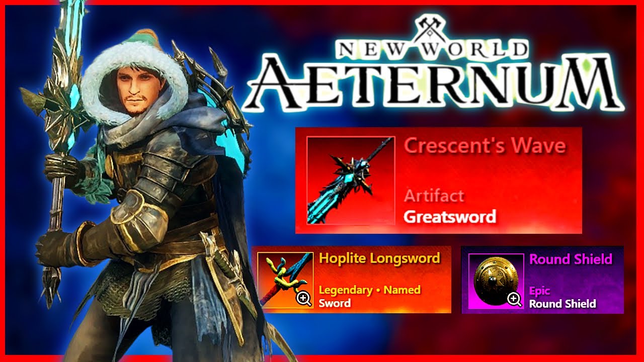 BUILD PVP NEW WORLD 🔥 (Espada/Escudo + Espadón) ESPADA AETERNA V.2 - New World Español
