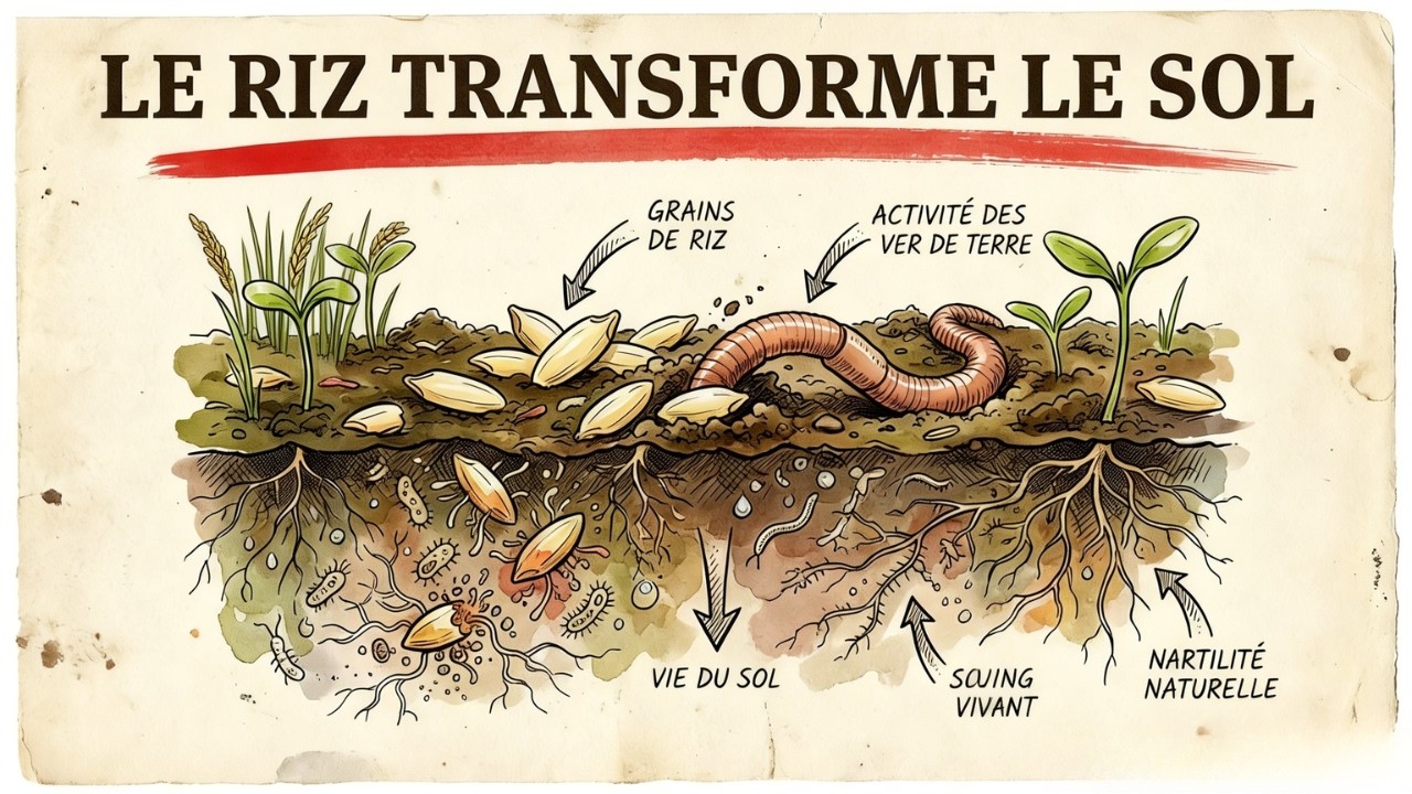 Des vers de terre plus gros, un sol plus riche — L'astuce du riz dont les jardiniers ont besoin
