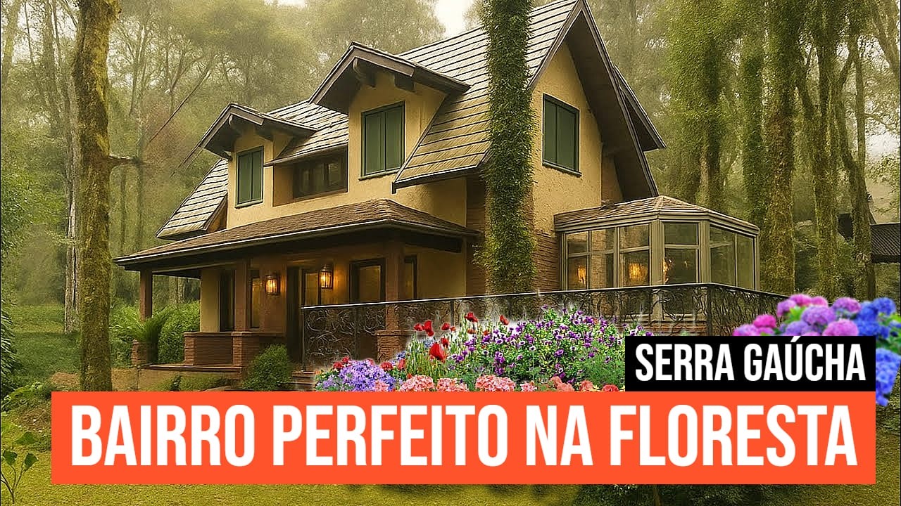 🍁SERRA GA&Uacute;CHA🍁 PITORESCO BAIRRO DENTRO DA MATA ATL&Acirc;NTICA.