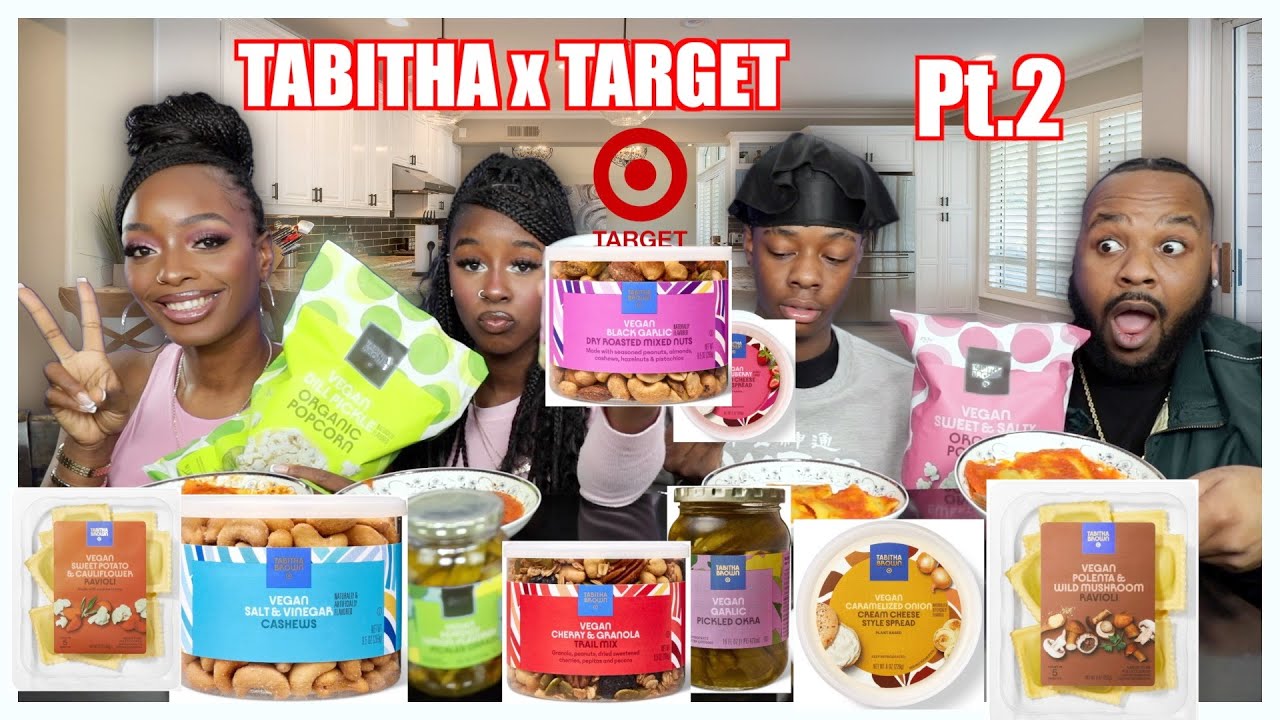 TABITHA BROWN x TARGET VEGAN PRODUCTS ДЕГУСТАЦИОННЫЙ ТЕСТ Ч.2 |