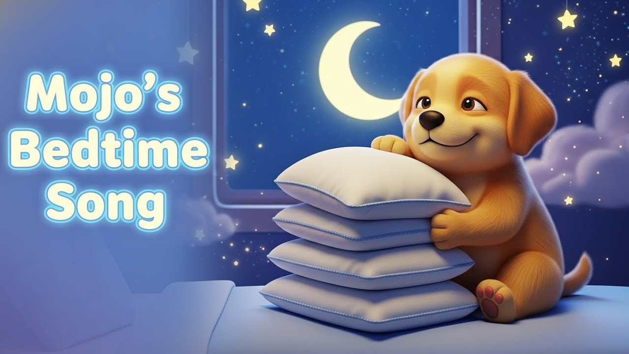 Mojo’s 🌙 #bedtimestoryforkids #lullaby #song #shorts #nurseryrhymes #shortvideo #kids #shortsfeed