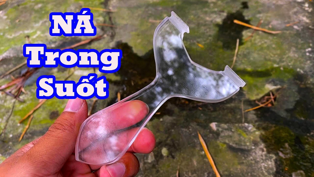 Dùng Cưa Lọng Làm Một Cây Ná Cao Su Trong Suốt Như Pha Lê - Make A Slingshot Transparent