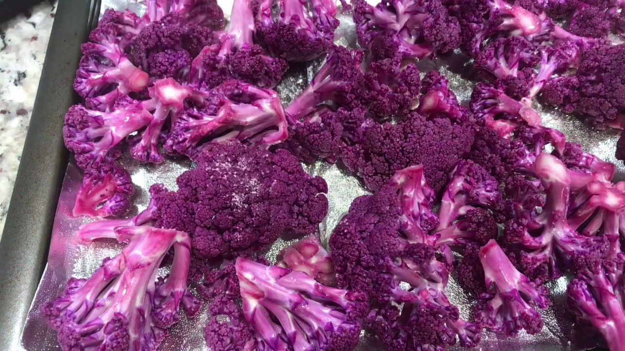 Cooking with Purple Cauliflower: The Most Extra Vegetable