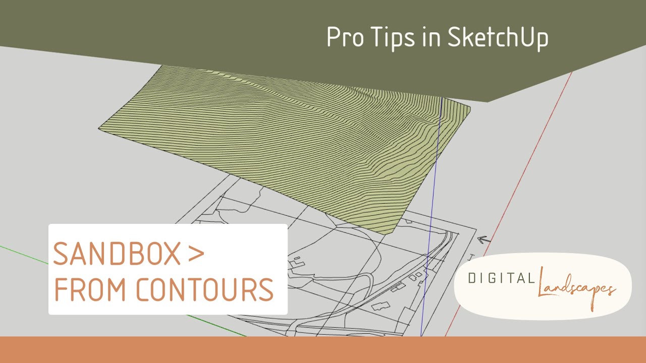 SketchUp: From Contours
