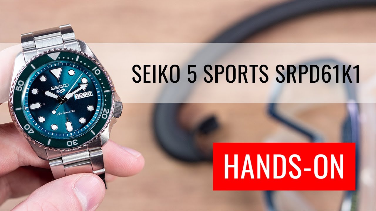 HANDS-ON: Seiko 5 Sports Automatic SRPD61K1 Sports Style 2019