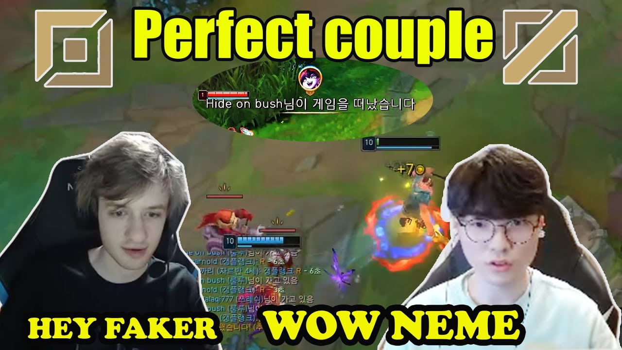 Nemesis teamed up for the first time with Faker and a surprise | Nemesis / Faker stream higlights