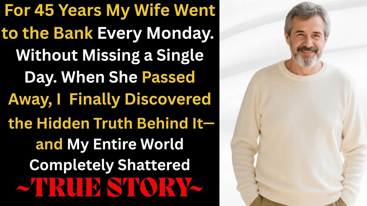 For 45 Years My Wife Went to the Bank Every Monday. After She Died, I Finally Understood