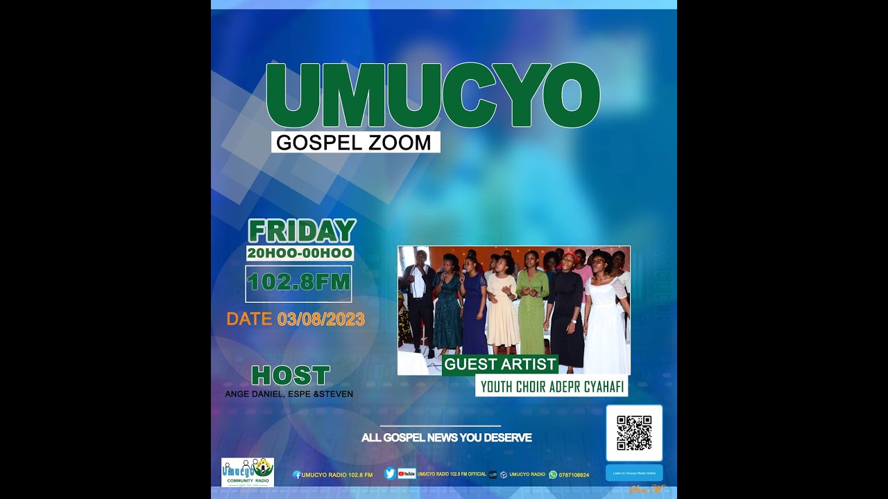 TARAMANA YOUTH CHOIR ADEPR CYAHAFI LIVE MURI RADIO UMUCYO 102.8FM