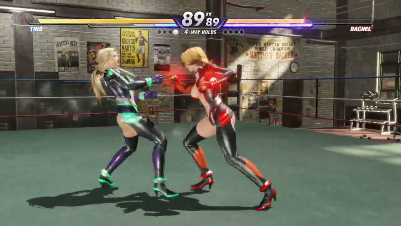 Tina vs Rachel dead or alive 6 Ryona Match 
