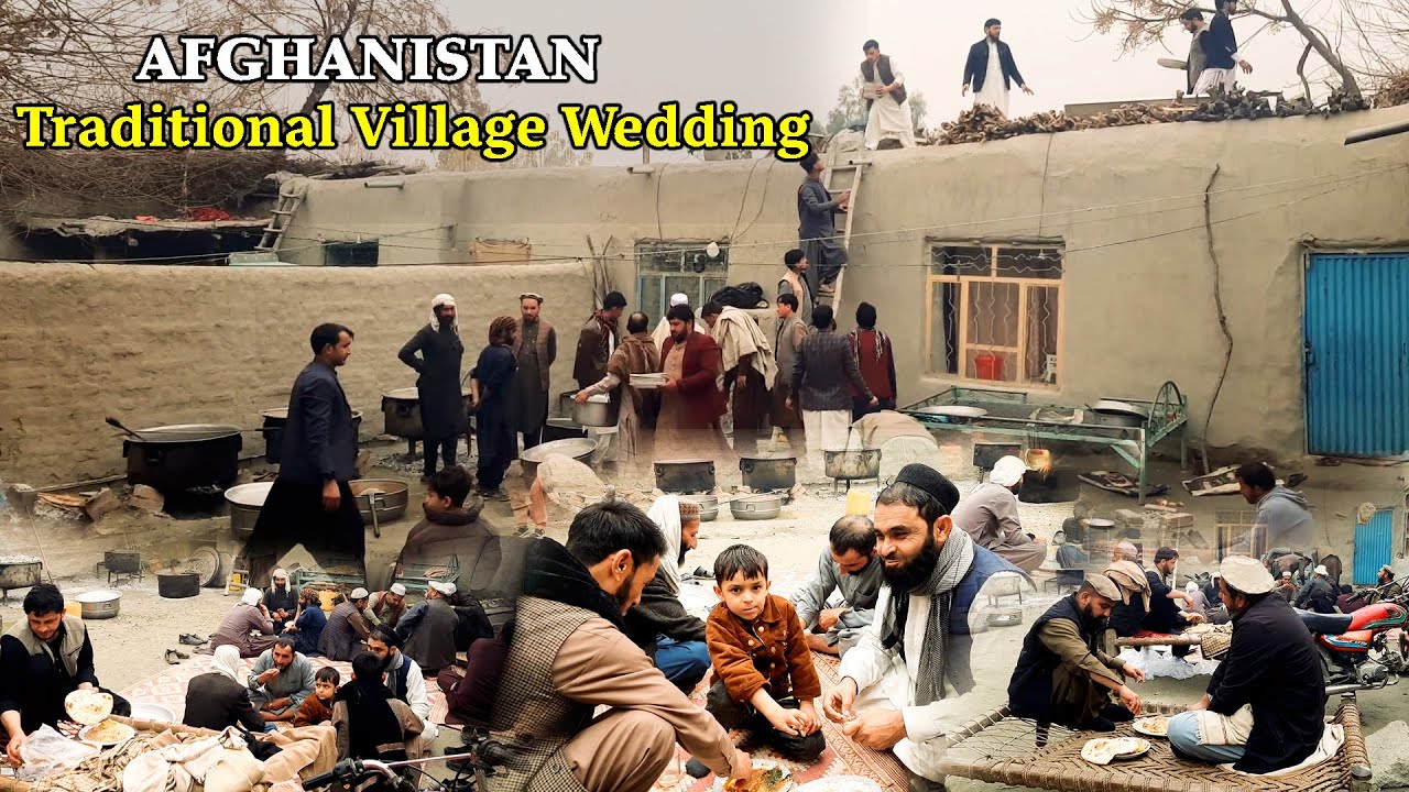 Traditional Village Wedding in Kama, Nangarhar | #shorts #culture #afghanculture #food #villagelife
